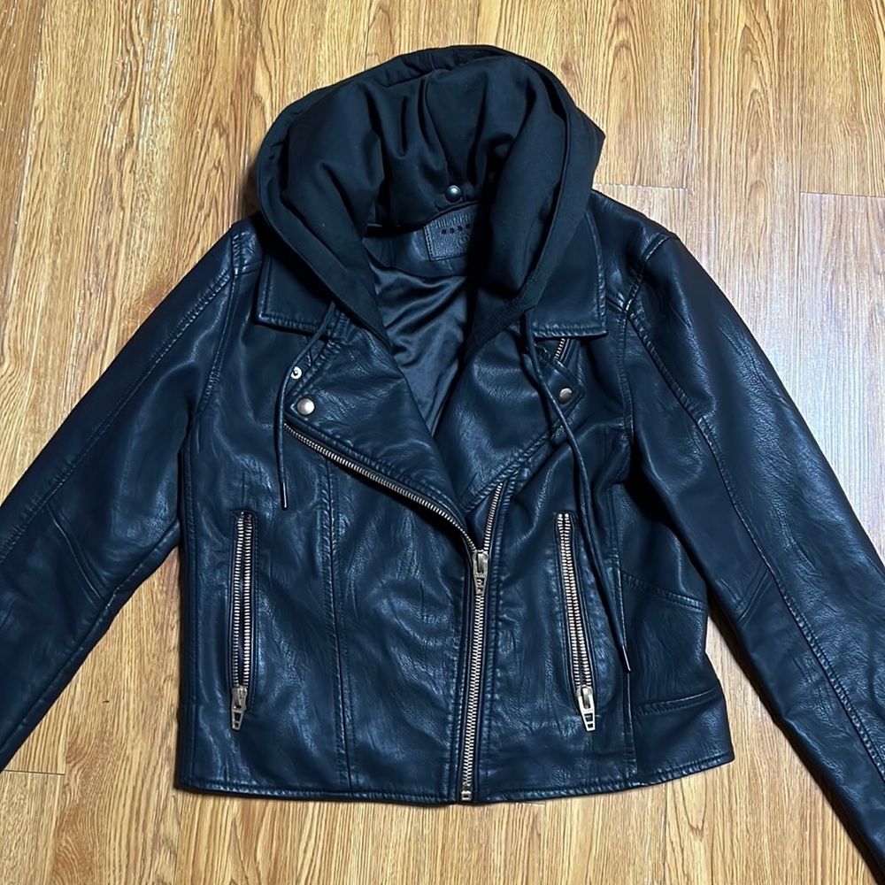 Blank nyc Moro jacket with removable hood